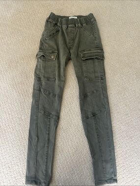 Grace & Lace Olive Green Cargo Joggers